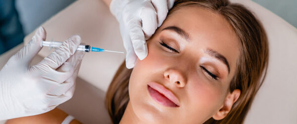 med spa client attraction ideas - a woman getting injections at a med spa