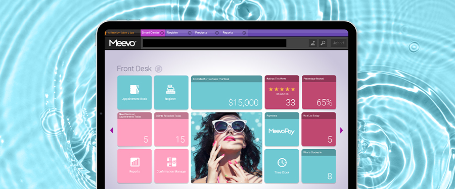 salon , spa, and med spa software - Meevo smart center